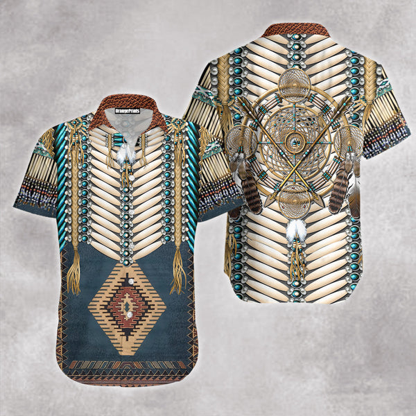 Native American Pattern Aloha Hawaiian Shirt | For Men & Women | HW432-BehighStyle