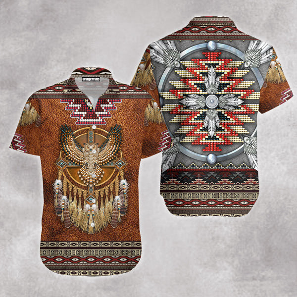 Native American Pattern Aloha Hawaiian Shirt | For Men & Women | HW434-BehighStyle