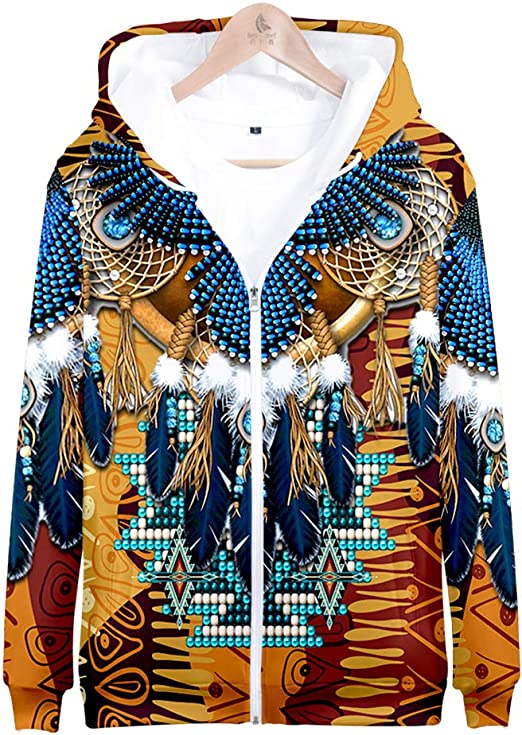 Native Indian Cherokee Fleece Zip Hoodie All Over Print | FZ602