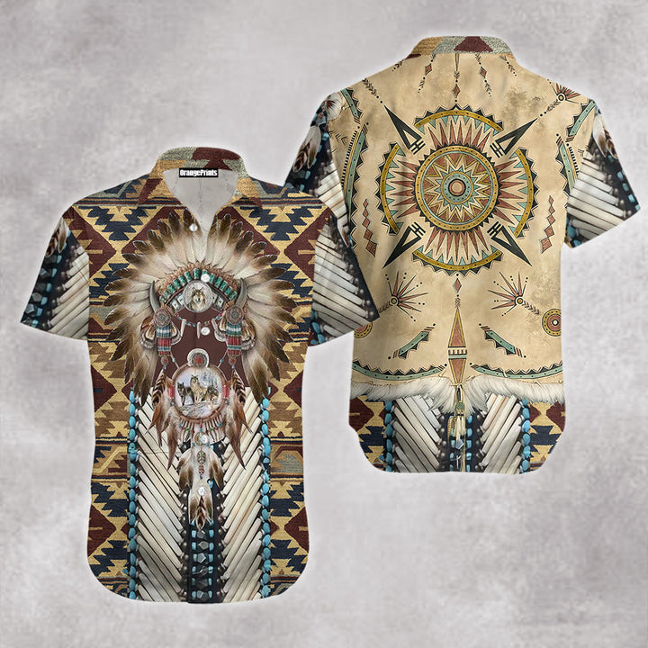 Native Pattern Hawaiian Shirt | For Men & Women | HW2073-BehighStyle