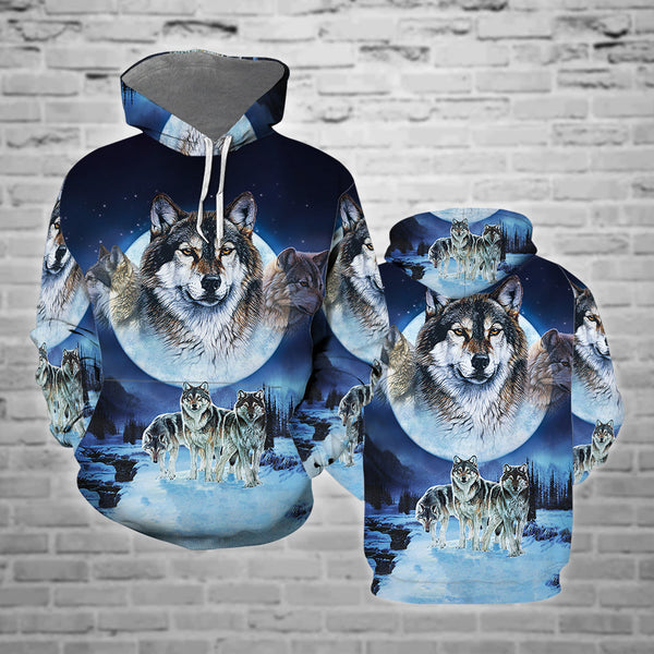 Native Wolf 3D All Over Print | Adult | HP974