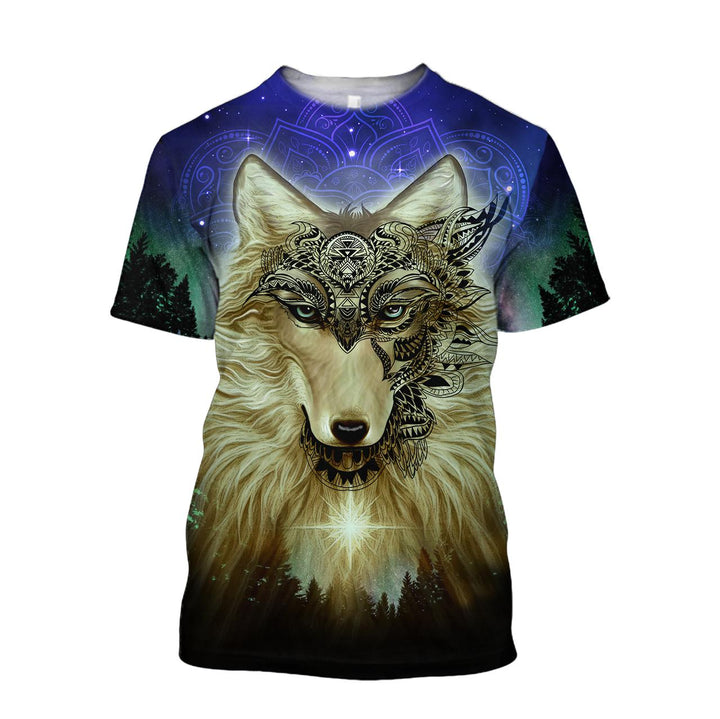 Native Wolf Mandala 3D All Over Print | For Men & Women | Adult | HP1524-BehighStyle