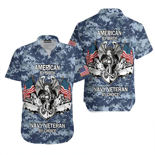 Navy Veteran Aloha Hawaiian Shirts For Men & For Women | WT7437