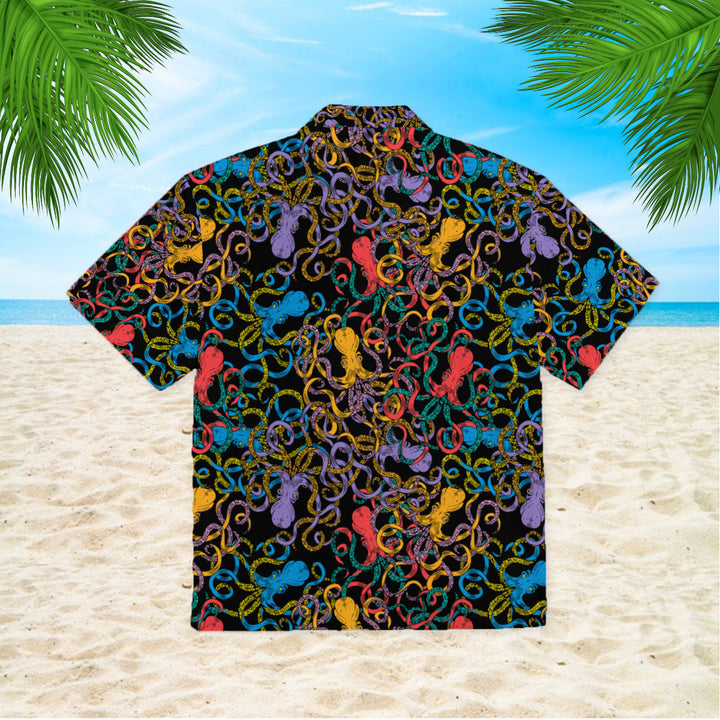 Neon Octopus Hawaiian Shirt | For Men & Women | HW933-BehighStyle