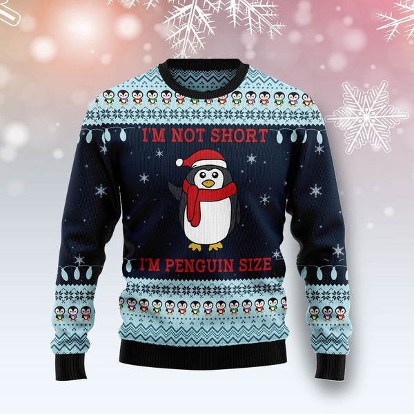 Not Short Penguin Ugly Christmas Sweater | For Men & Women | Adult | US1179-BehighStyle