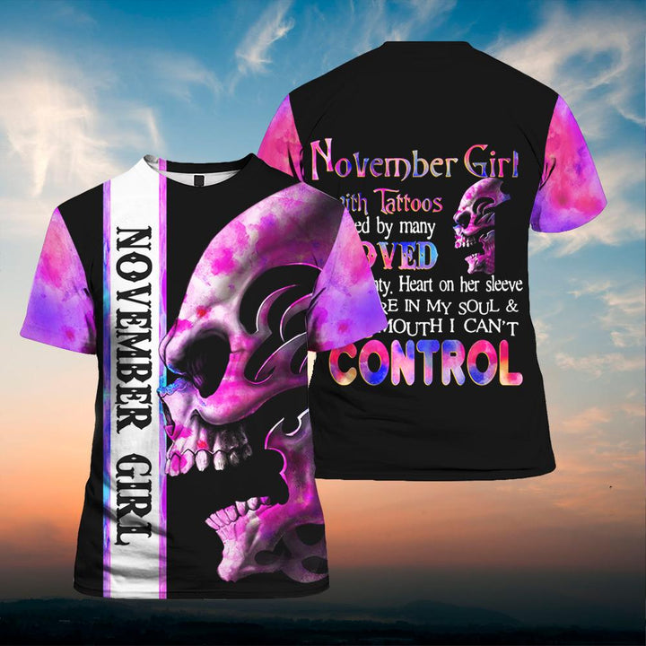 November Girl 3D All Over Print | For Men & Women | Adult | HP942-BehighStyle