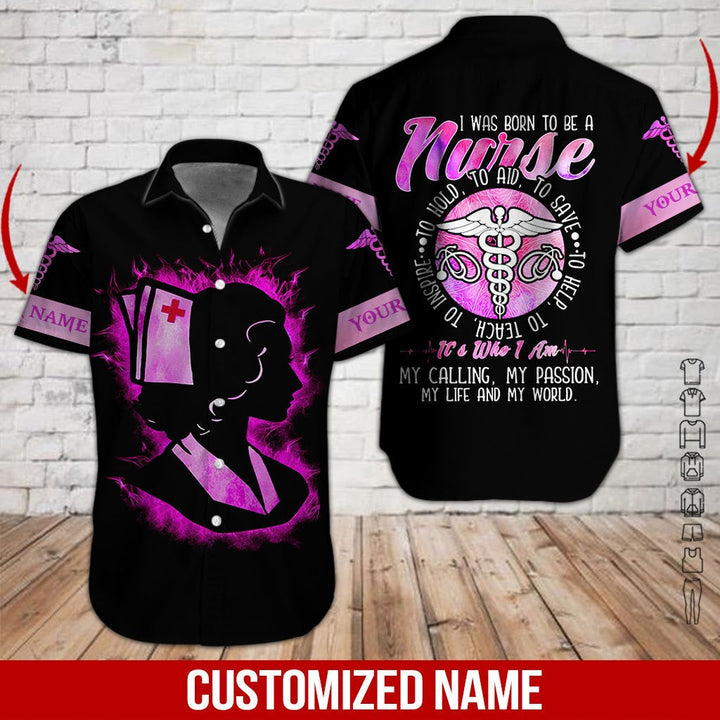 Nurse Custom Name Hawaiian Shirt | For Men & Women | HN649-BehighStyle