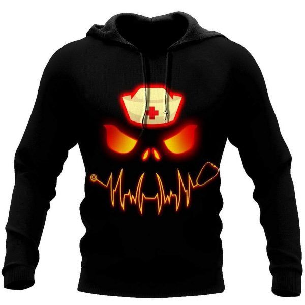 Nurse Halloween Pumpkin 3D All Over Print | For Men & Women | Adult | HP2104-BehighStyle