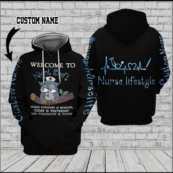 Nurse Lifestyle Custom Name 3D All Over Print | For Men & Women | Adult | CN185-BehighStyle