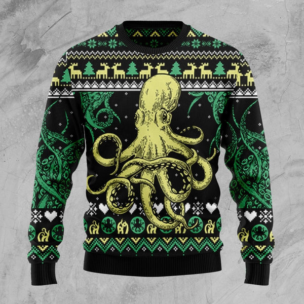 Octopus Cool Ugly Christmas Sweater | Adult | US1842