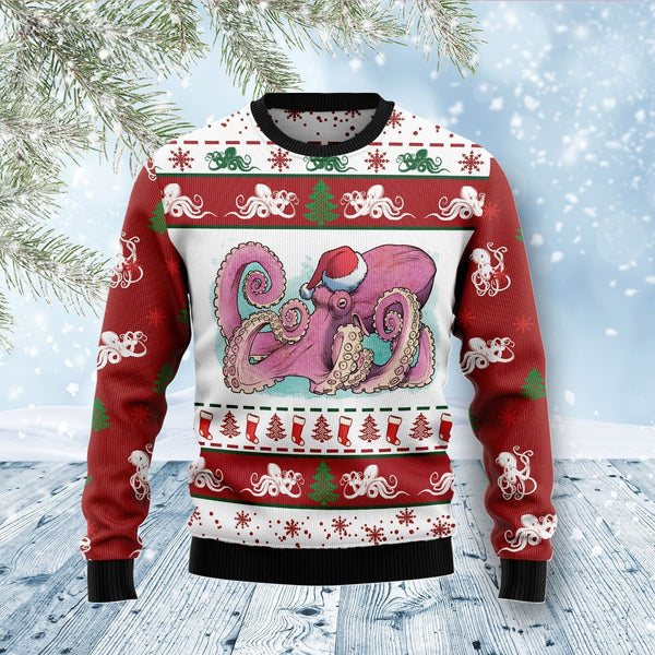 Octopus Noel Ugly Christmas Sweater | Adult | US2306