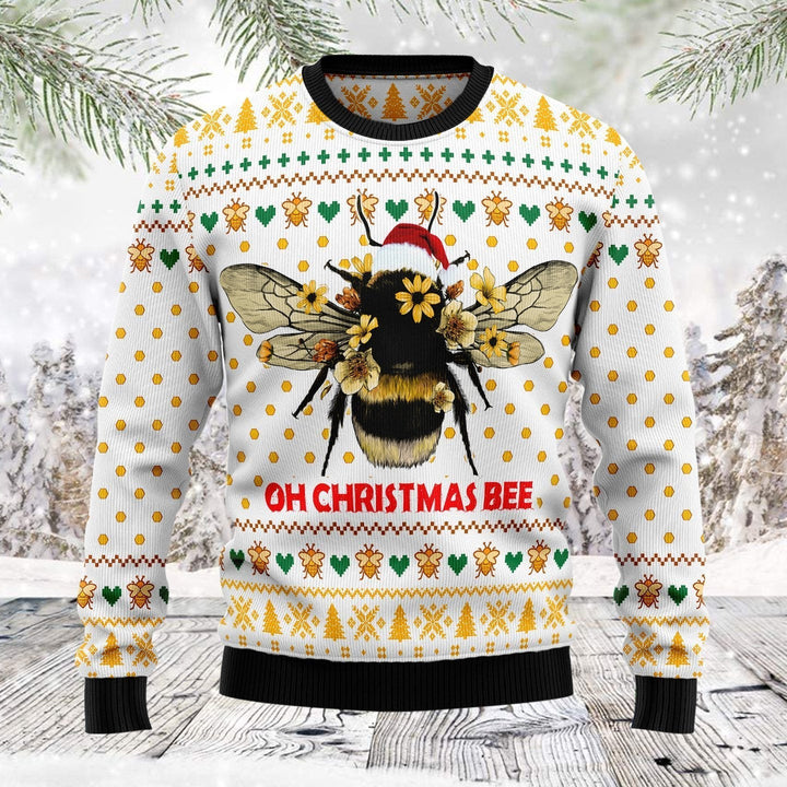 Oh Christmas Bee Bee Ugly Christmas Sweater | For Men & Women | Adult | US1243-BehighStyle