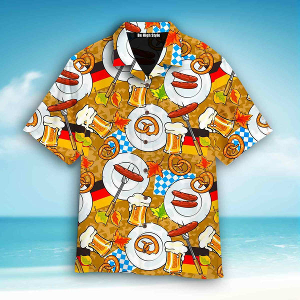 Oktoberfest Happy Beer Day Aloha Hawaiian Shirt | HW1745