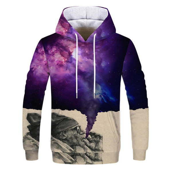 Old Man and Galaxy 3D All Over Print | For Men & Women | Adult | HP470-BehighStyle