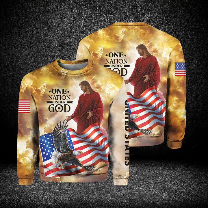 One Nation Under God 3D All Over Print | For Men & Women | Adult | HP1018-BehighStyle