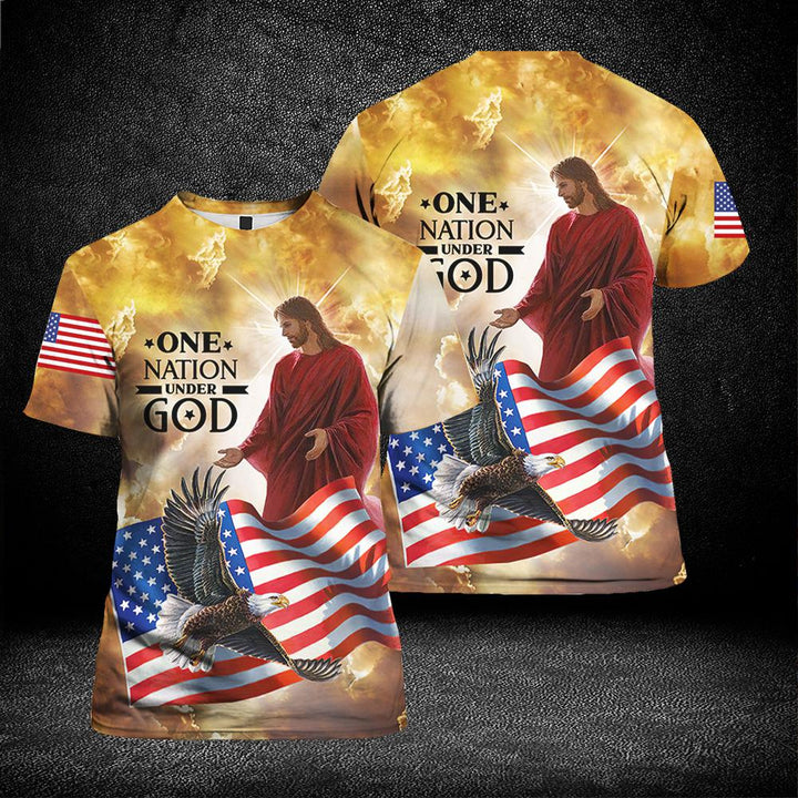 One Nation Under God 3D All Over Print | For Men & Women | Adult | HP1018-BehighStyle