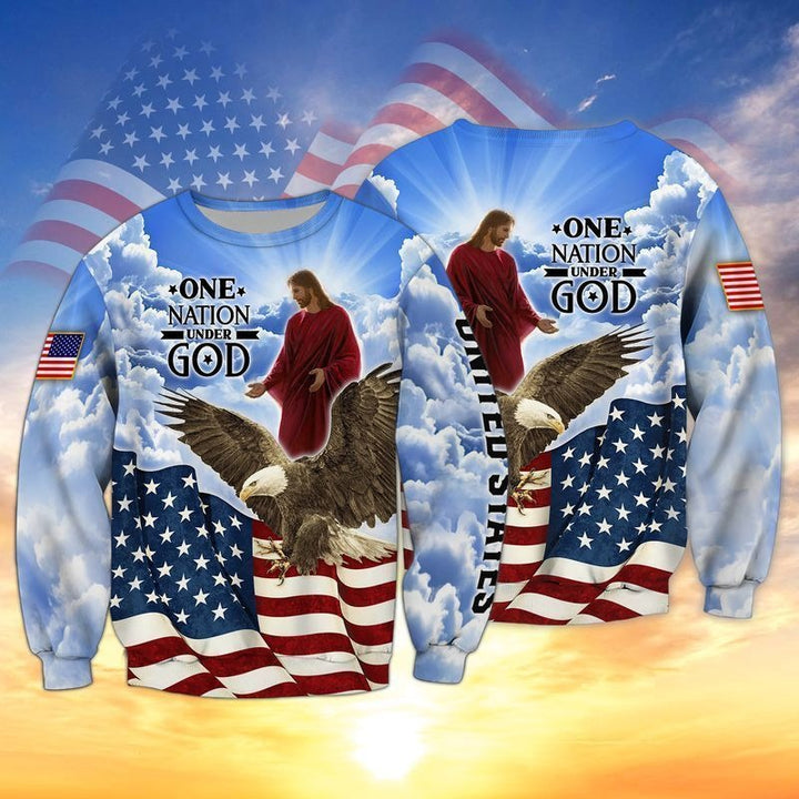 One Nation Under God 3D All Over Print | For Men & Women | Adult | HP1413-BehighStyle