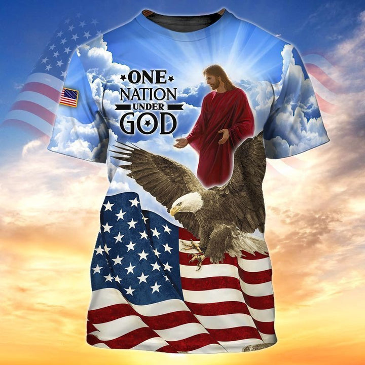 One Nation Under God 3D All Over Print | For Men & Women | Adult | HP1413-BehighStyle