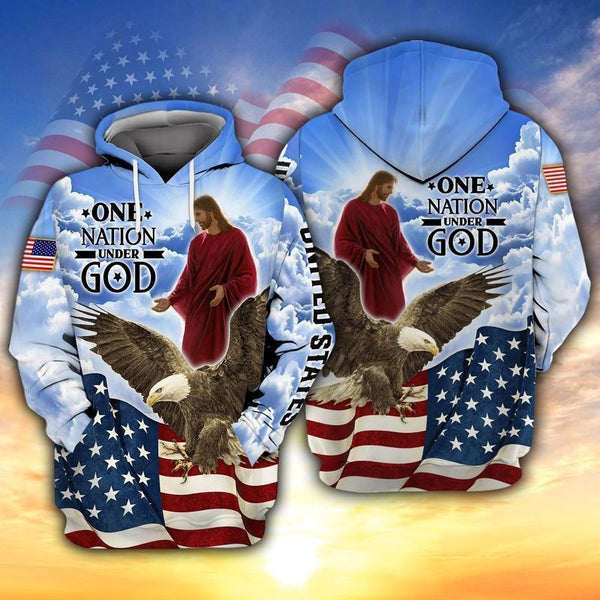 One Nation Under God 3D All Over Print | For Men & Women | Adult | HP1413-BehighStyle