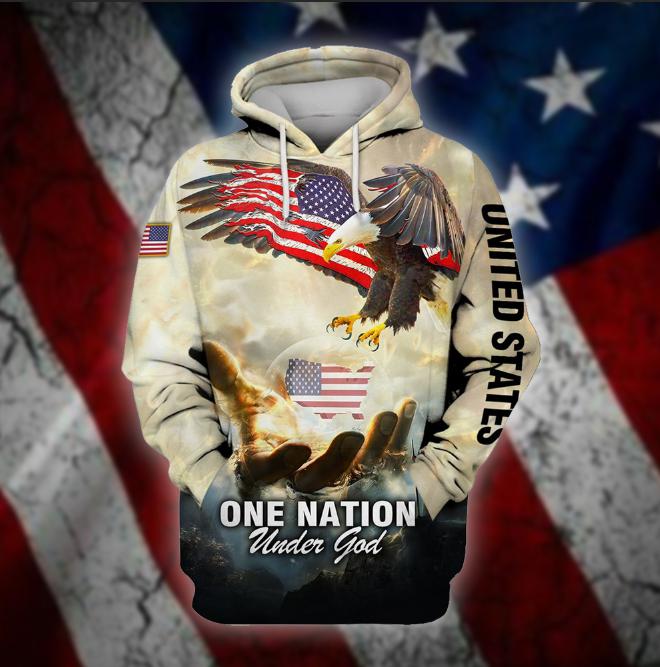 One Nation Under God 3D All Over Print | For Men & Women | Adult | HP979-BehighStyle