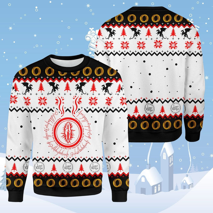 One Ring Ugly Christmas Sweater | For Men & Women | Adult | US1340-BehighStyle