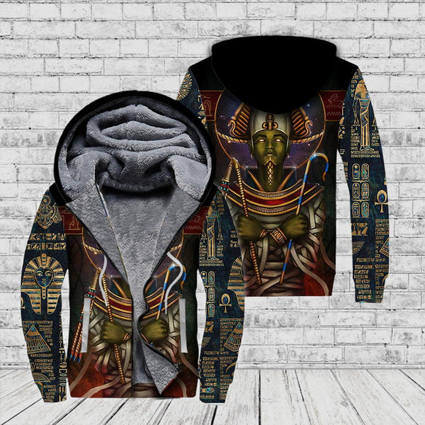 Osiris God Fleece Zip Hoodie All Over Print | FZ618