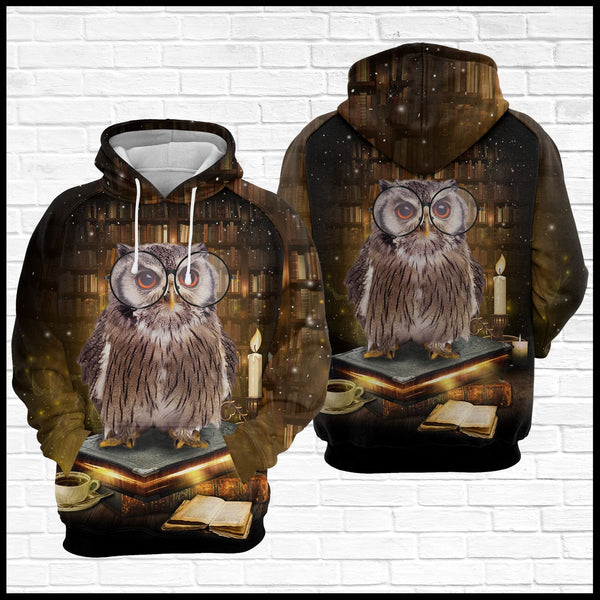 Owl And Book Cute Unique Design 3D All Over Print | For Men & Women | Adult | HP692-BehighStyle