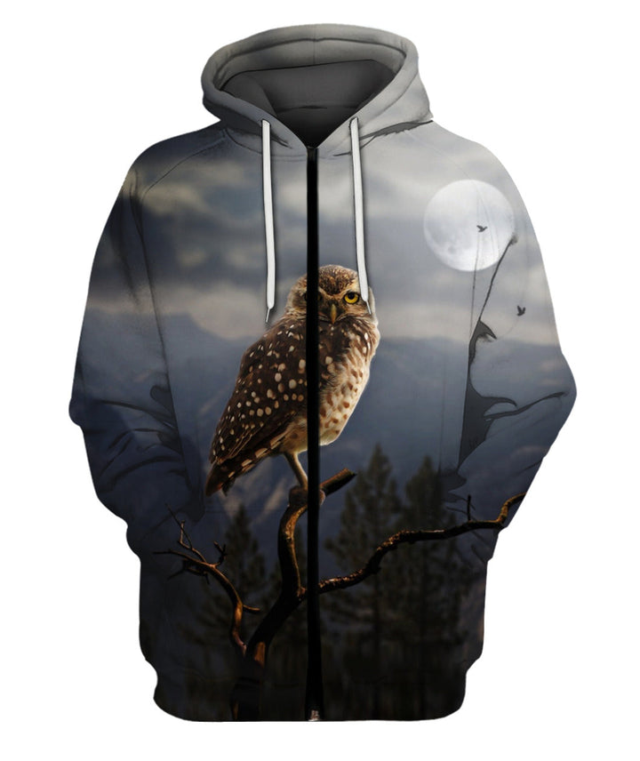 Owl Drinking 3D All Over Print | For Men & Women | Adult | HP987-BehighStyle