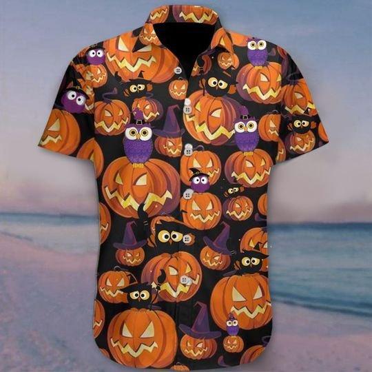 Owl Halloween Hawaiian Shirt | For Men & Women | HW2802-BehighStyle