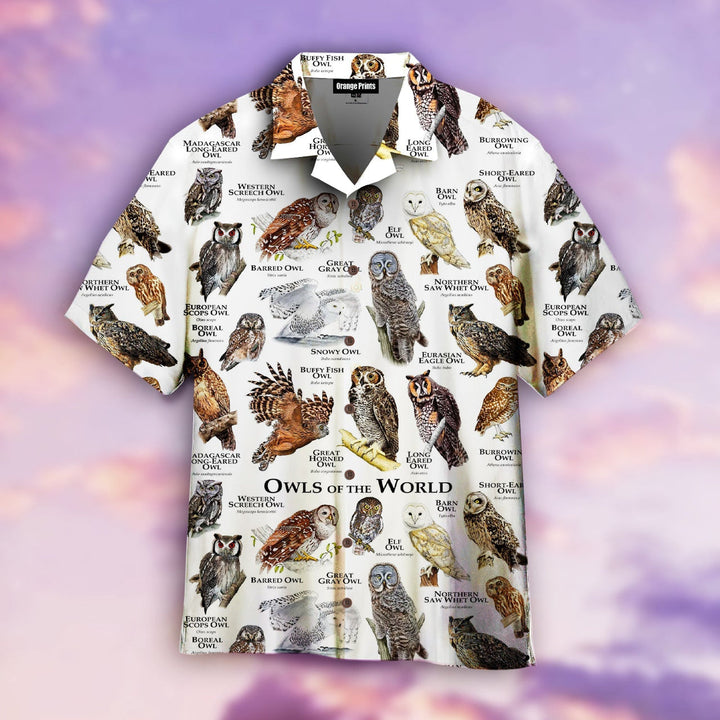 Owls of The World Hawaiian Shirt | For Men & Women | HW1832-BehighStyle