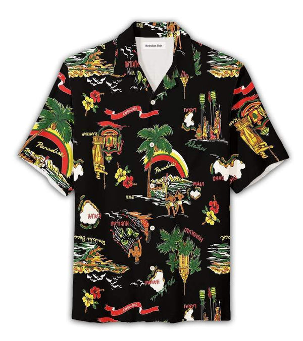 Paradise Wakiki Life of Aloha Hawaiian Shirt | For Men & Women | HW2357-BehighStyle