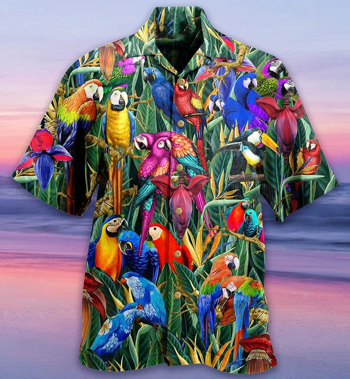 Parrot Amazing Tropical Hawaiian Shirt | For Men & Women | HW1572-BehighStyle