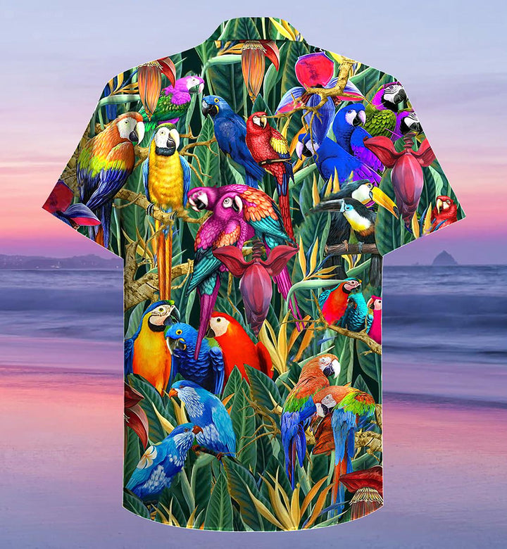 Parrot Amazing Tropical Hawaiian Shirt | For Men & Women | HW1572-BehighStyle