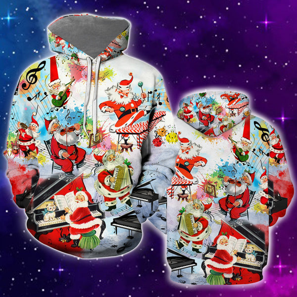 Party Music On Christmas 3D All Over Print | Adult | HP2217