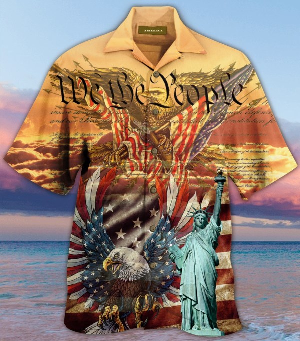 Patriot American Flag Hawaiian Shirt | For Men & Women | HW1690-BehighStyle