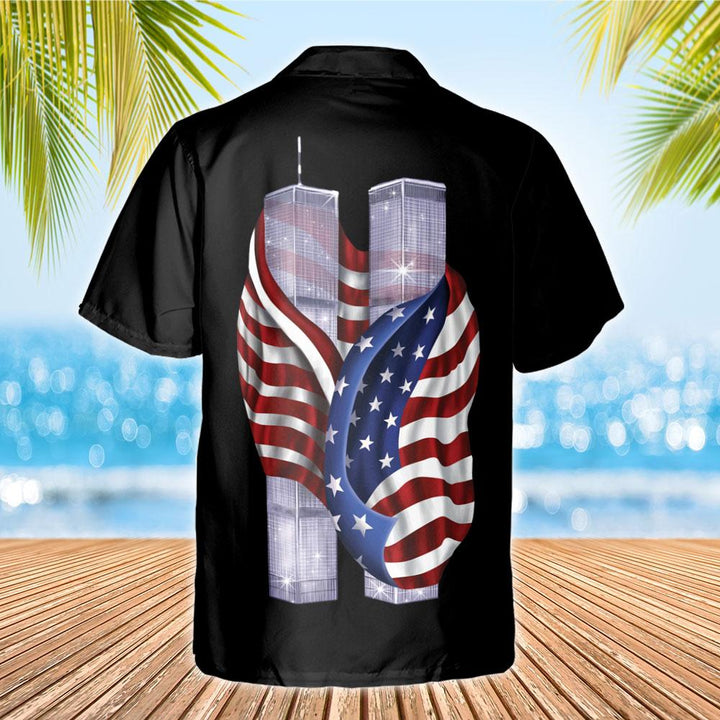 Patriot Day 9/11 Never Forget Hawaiian Shirt | For Men & Women | HW1648-BehighStyle