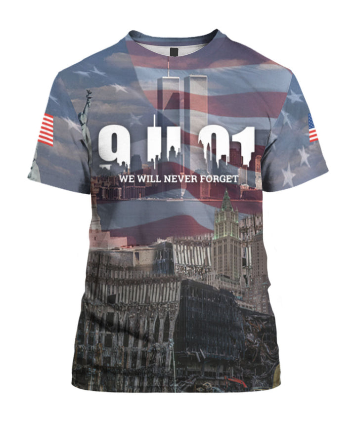 Patriot Day 9.11 Never Forget Twin Tower All Over Print | For Men & Women | Adult | HP780-BehighStyle