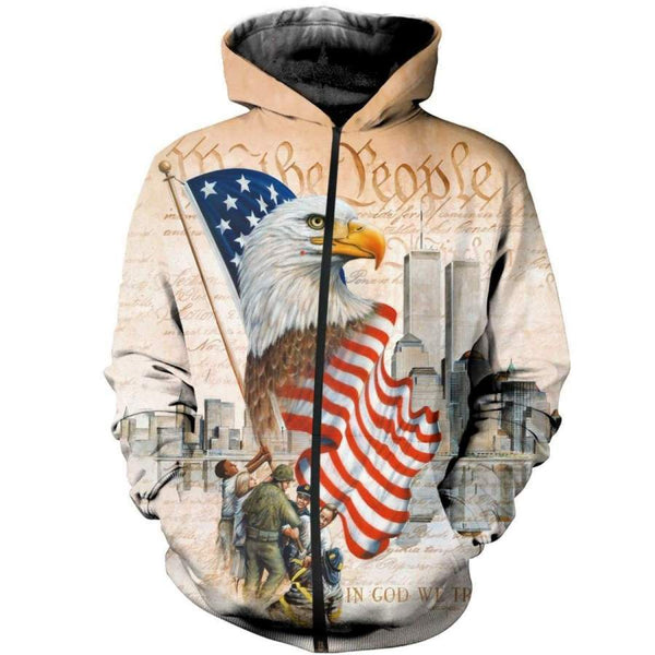 Patriot Eagle Veteran Memorial Day 3D All Over Print | For Men & Women | Adult | HP1419-BehighStyle