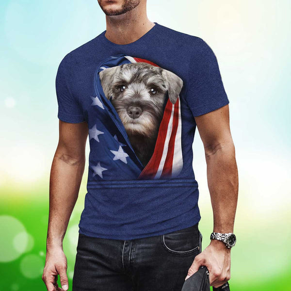 Patriot Schnauzer Dog 3D All Over Print | For Men & Women | Adult | HP768-BehighStyle