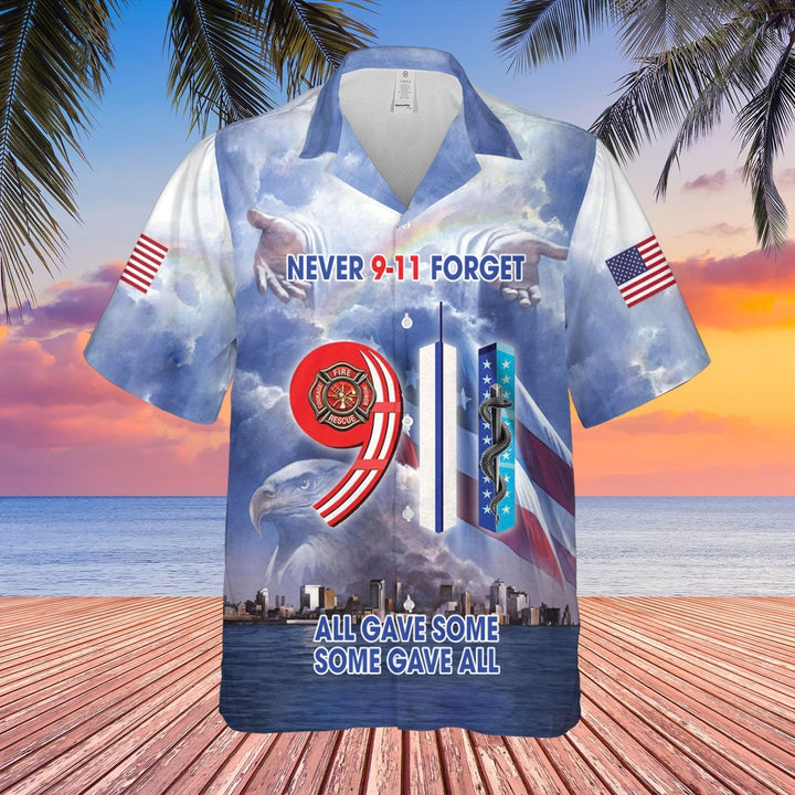 Patriot day Never forget 911 Hawaiian Shirt | For Men & Women | HW1647-BehighStyle