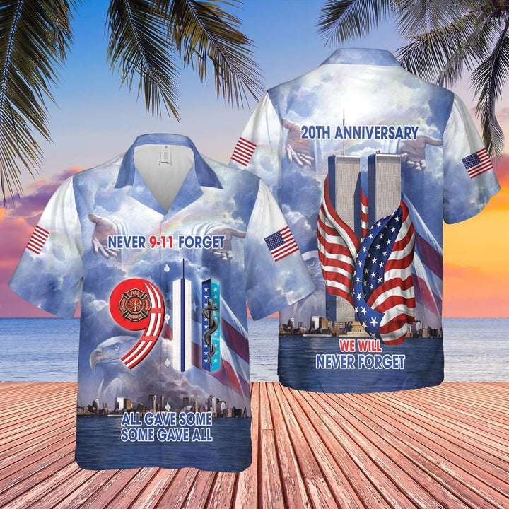 Patriot day Never forget 911 Hawaiian Shirt | For Men & Women | HW1647-BehighStyle