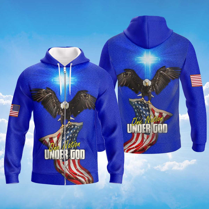 Patriotic Eagle USA Flag 3D All Over Print | For Men & Women | Adult | HP770-BehighStyle