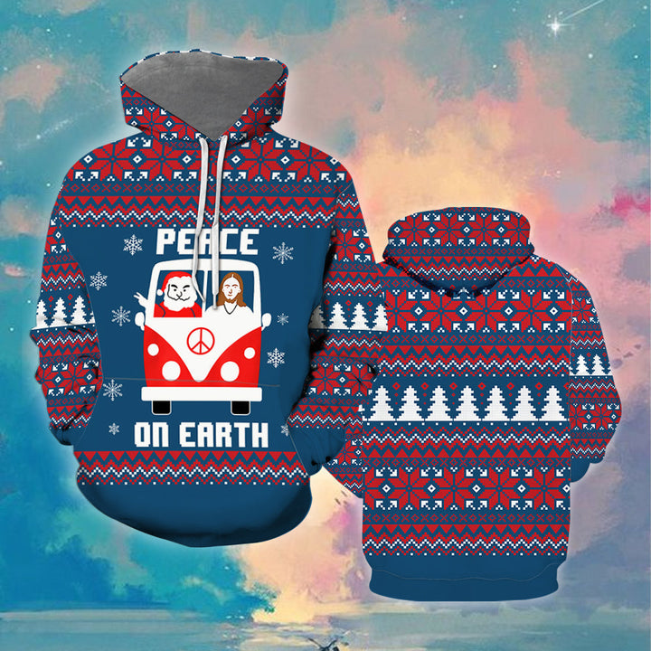 Peace On Earth 3D All Over Print | For Men & Women | Adult | HP1027-BehighStyle