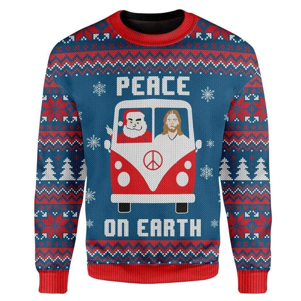 Peace On Earth Ugly Christmas Sweater | Adult | US1924