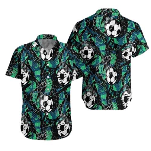 Perfect Soccer Tropical Sleeve Summer Hawaiian Shirt | HW3089