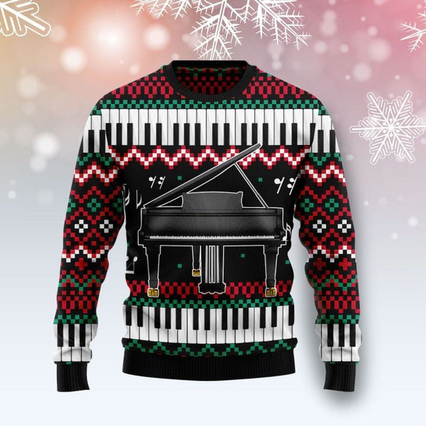 Piano Awesome Ugly Christmas Sweater | Adult | US2227