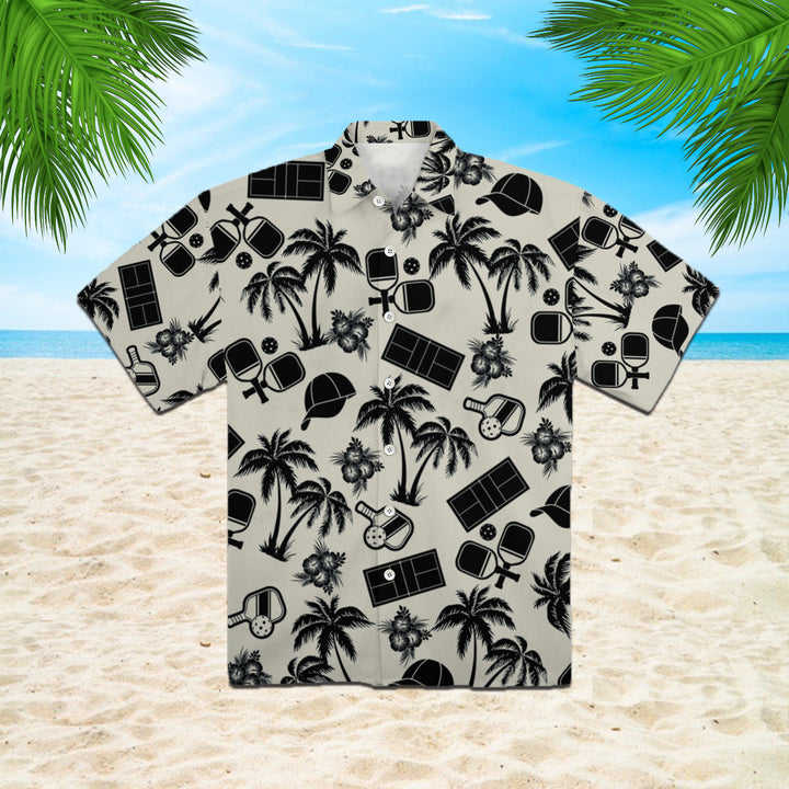 Pickleball Palm Tree Hawaiian Shirt | For Men & Women | HW359-BehighStyle