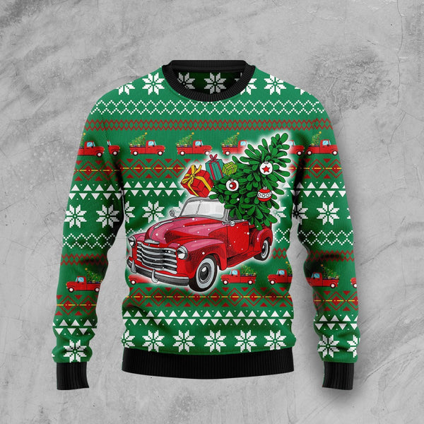 Pickup Truck Ugly Christmas Sweater | Adult | US1770