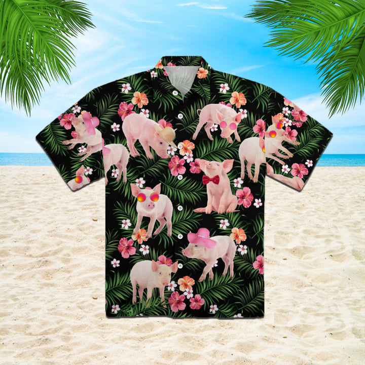 Pig Farm Where Pigs Home Is Tropical Hawaiian Shirt | For Men & Women | HW358-BehighStyle