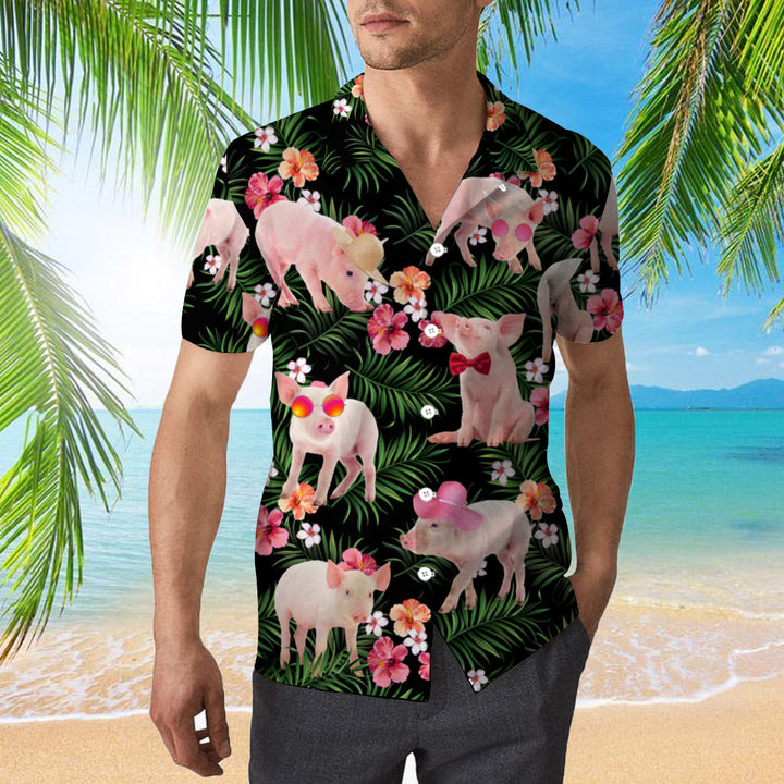 Pig Farm Where Pigs Home Is Tropical Hawaiian Shirt | For Men & Women | HW358-BehighStyle